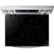 Alt View Zoom 12. Samsung - 5.9 Cu. Ft. Self-Cleaning Freestanding Electric Convection Range - Stainless Steel.
