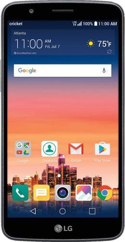 Cricket Wireless - LG Stylo 3 with 16GB Memory Prepaid Cell Phone - Titan Gray
