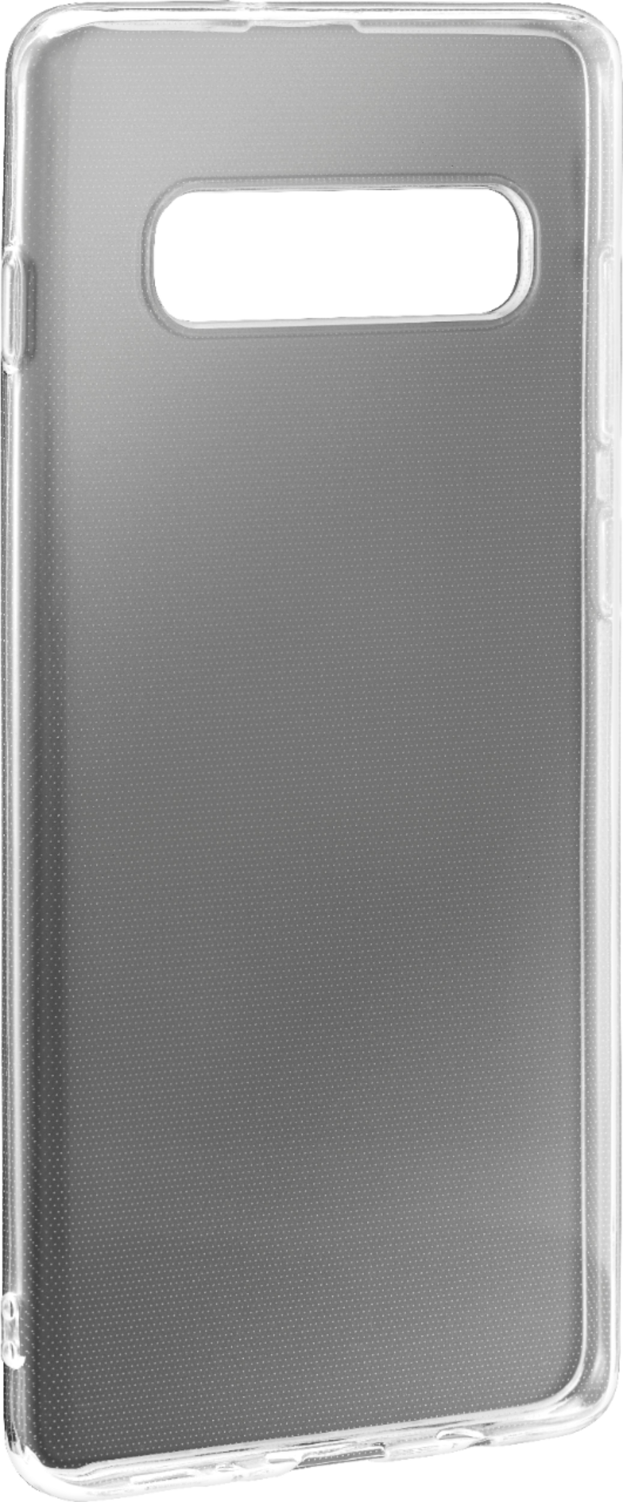 Angle View: Dynex™ - Skin Case for Samsung Galaxy S10+ - Semi-Clear