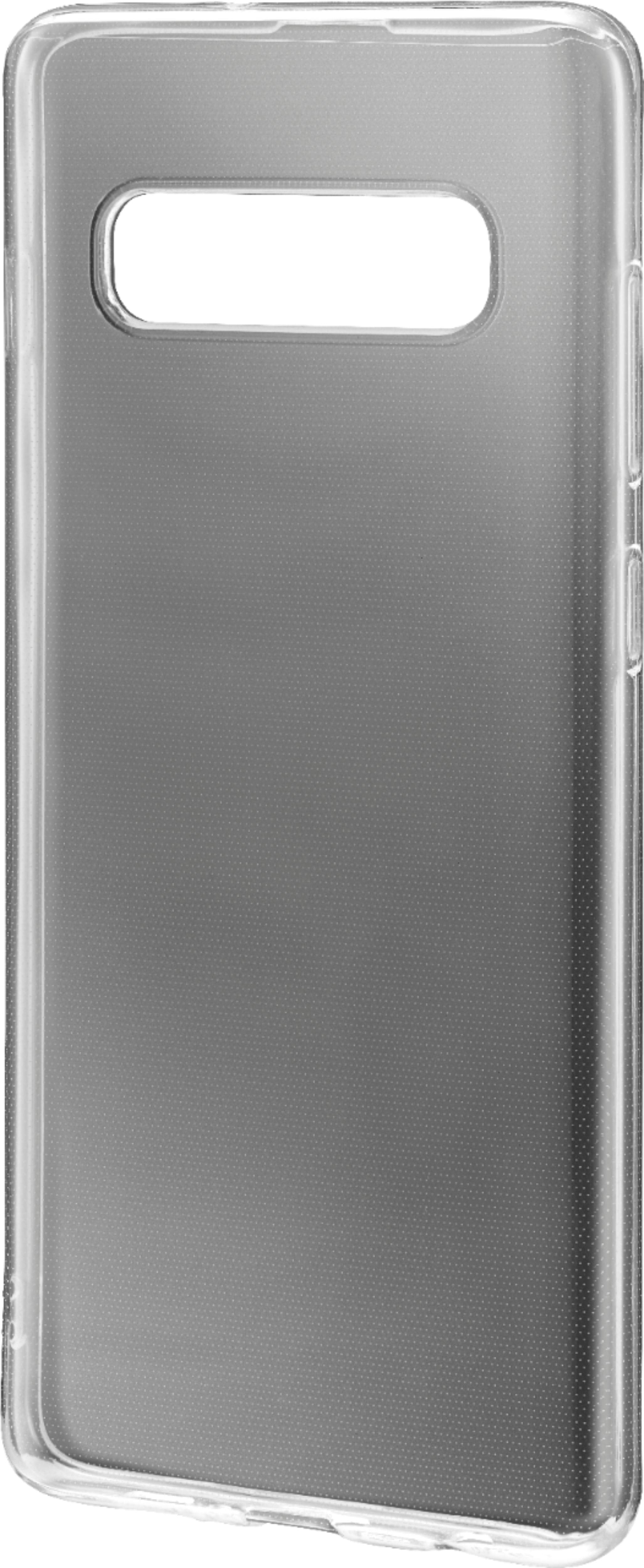 Front. Dynex™ - Skin Case for Samsung Galaxy S10+ - Semi-Clear.