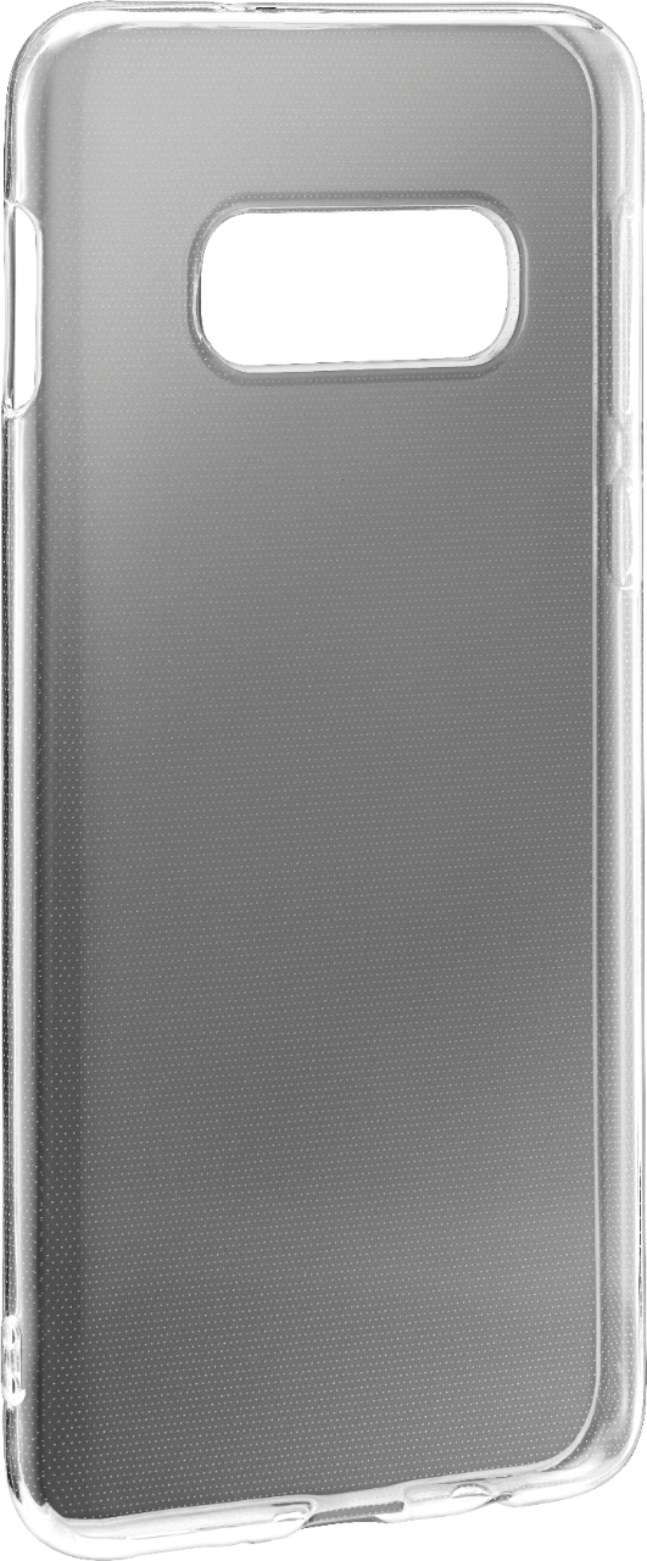 Angle View: Dynex™ - Case for Samsung Galaxy S10e - Semi-Clear