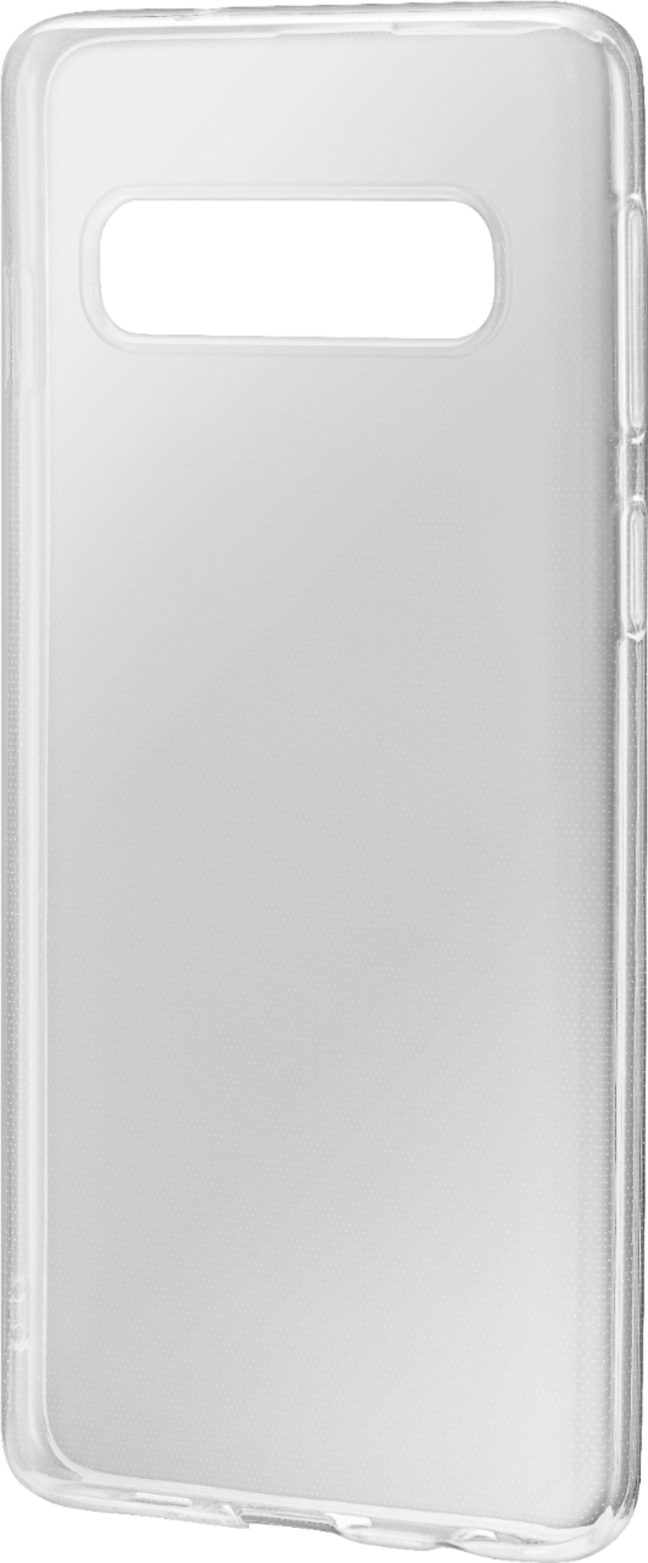 Front. Dynex™ - Skin Case for Samsung Galaxy S10 - Ultra Clear.