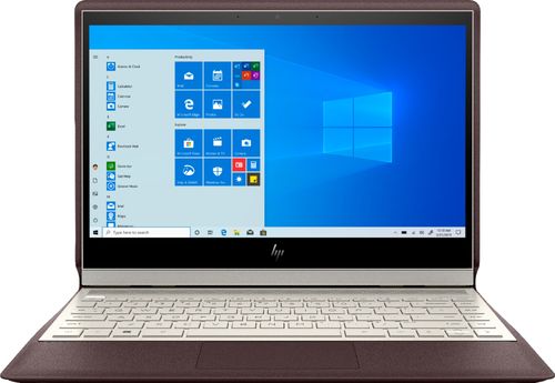 Rent to own HP - Spectre Folio Leather 2-in-1 13.3" Touch-Screen Laptop - Intel Core i7 - 16GB Memory - 512GB Solid State Drive - Bordeaux Burgundy