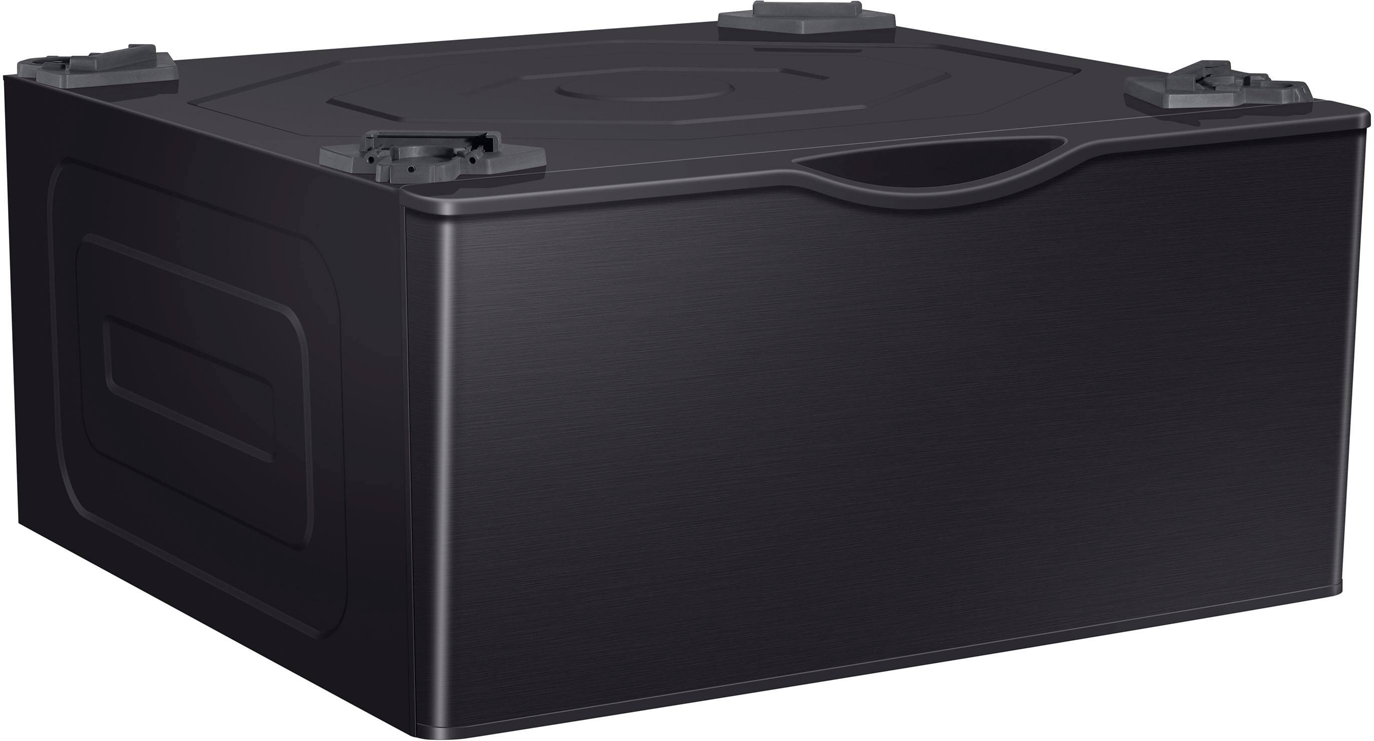 Alt View 15. Samsung - Washer/Dryer Laundry Pedestal with Storage Drawer - Brushed Black.