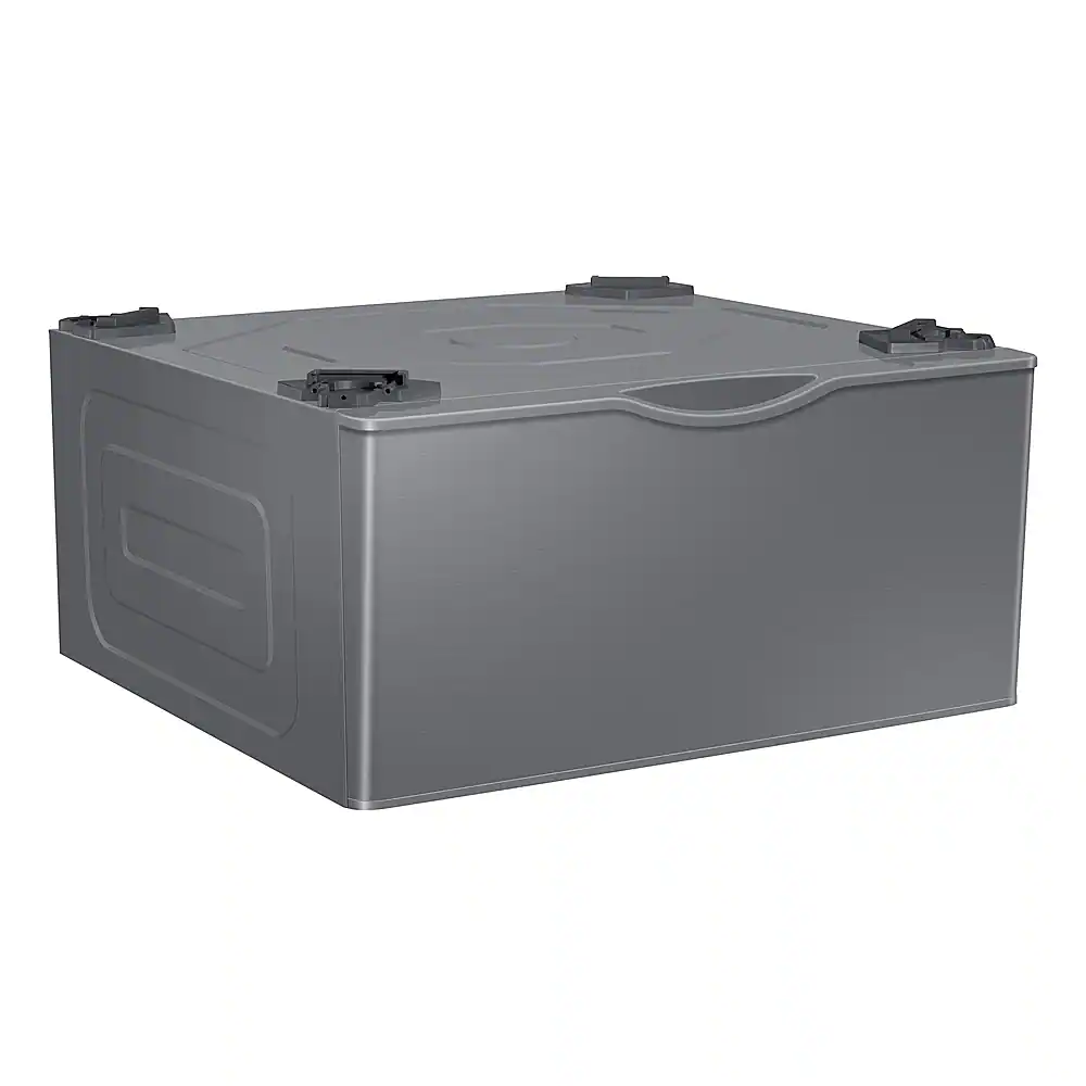 Alt View 15. Samsung - Washer/Dryer Laundry Pedestal with Storage Drawer - Platinum.
