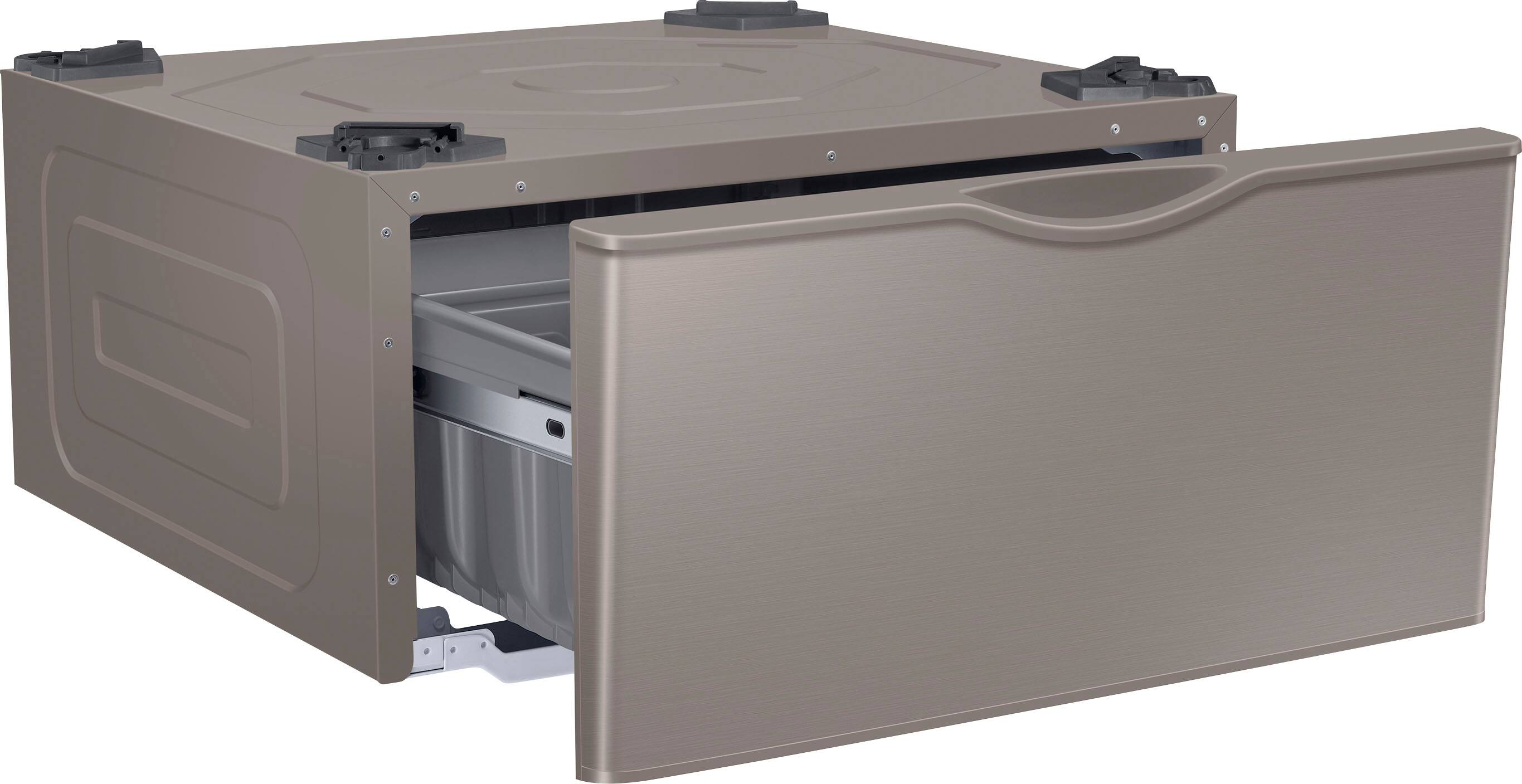 Alt View 11. Samsung - Washer/Dryer Laundry Pedestal with Storage Drawer - Champagne.