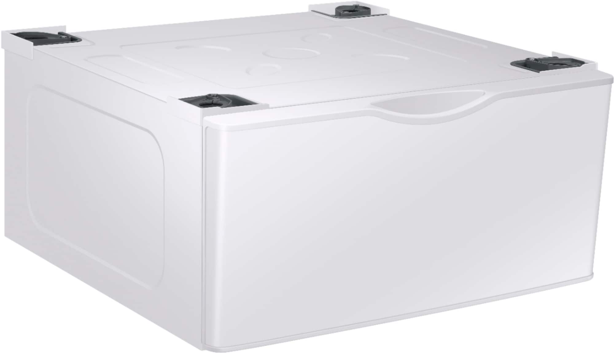 Zoom in on Alt View Zoom 12. Samsung - Washer/Dryer Laundry Pedestal with Storage Drawer - White.