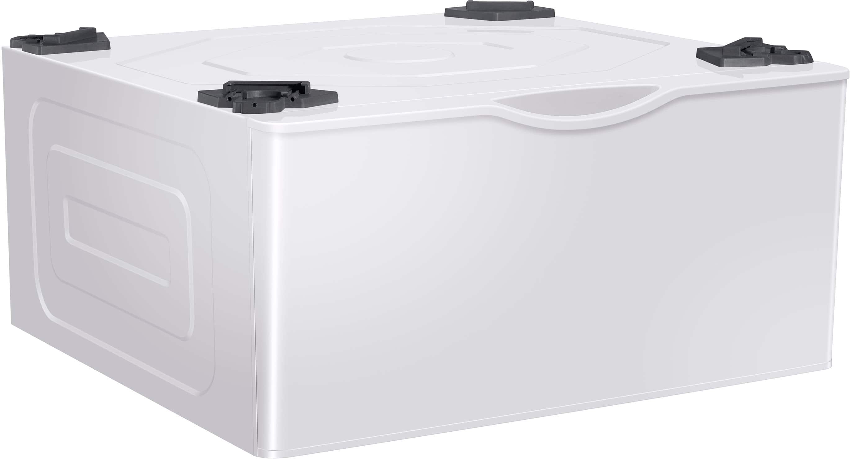 Alt View 15. Samsung - Washer/Dryer Laundry Pedestal with Storage Drawer - White.