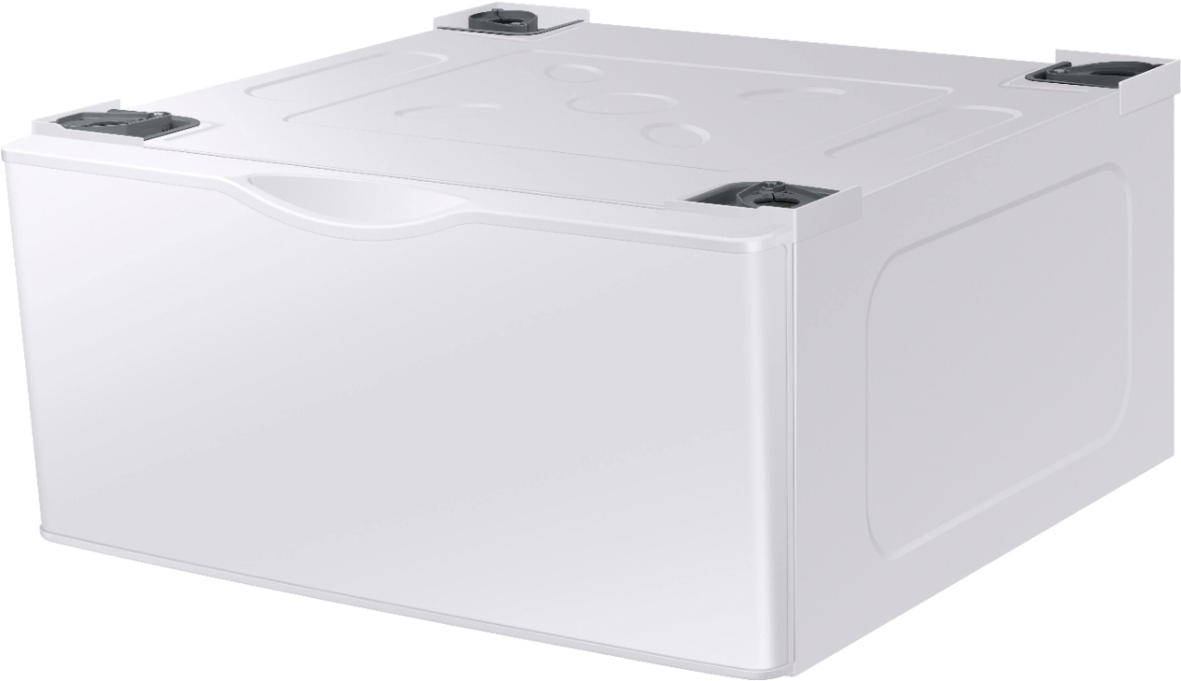 Alt View 16. Samsung - Washer/Dryer Laundry Pedestal with Storage Drawer - White.
