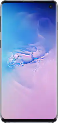 Front. Samsung - Galaxy S10 with 128GB Memory Cell Phone (Unlocked).