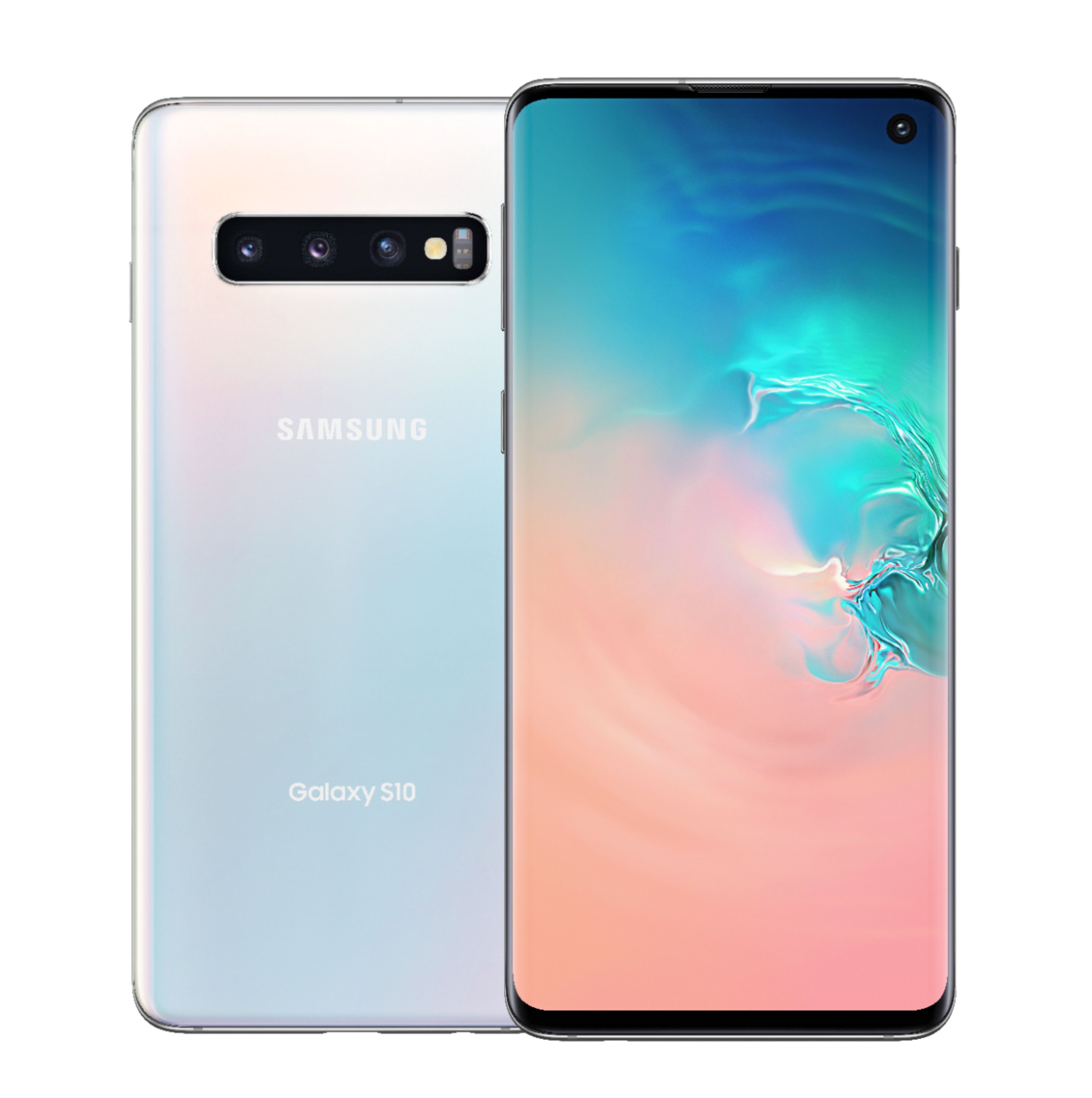Best Buy: Samsung Galaxy S10 with 128GB Memory Cell Phone (Unlocked) Prism  White SM-G973UZWAXAA