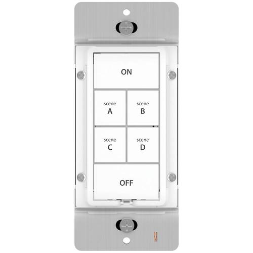 INSTEON - 6-Button Dimmer Keypad - White