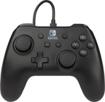 PowerA - Wired Controller for Nintendo Switch - Black - Front_Zoom