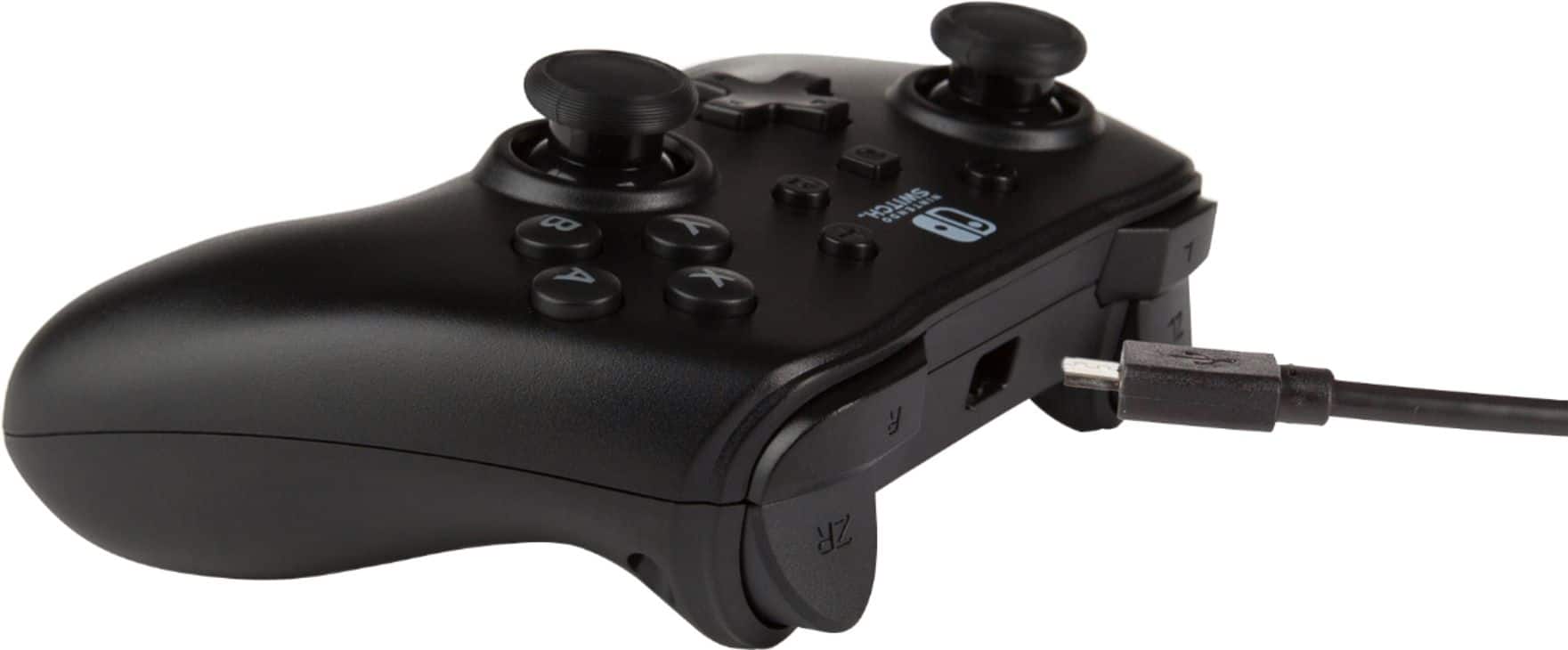 Alt View 11. PowerA - Wired Controller for Nintendo Switch - Black.