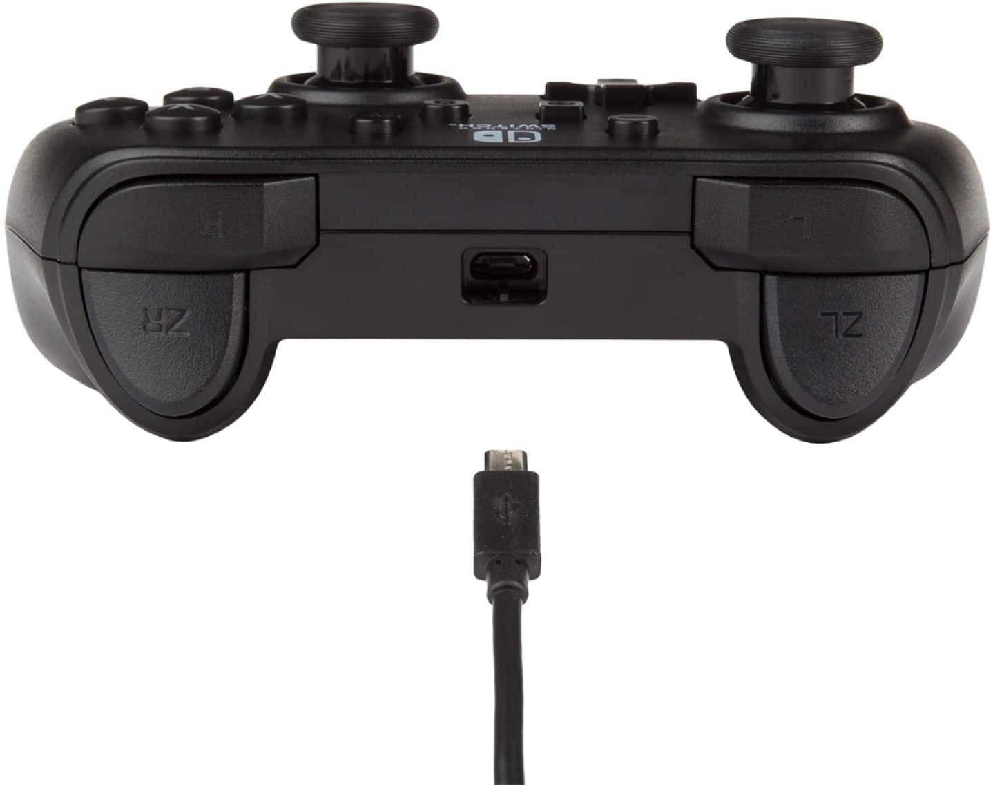 Alt View 12. PowerA - Wired Controller for Nintendo Switch - Black.