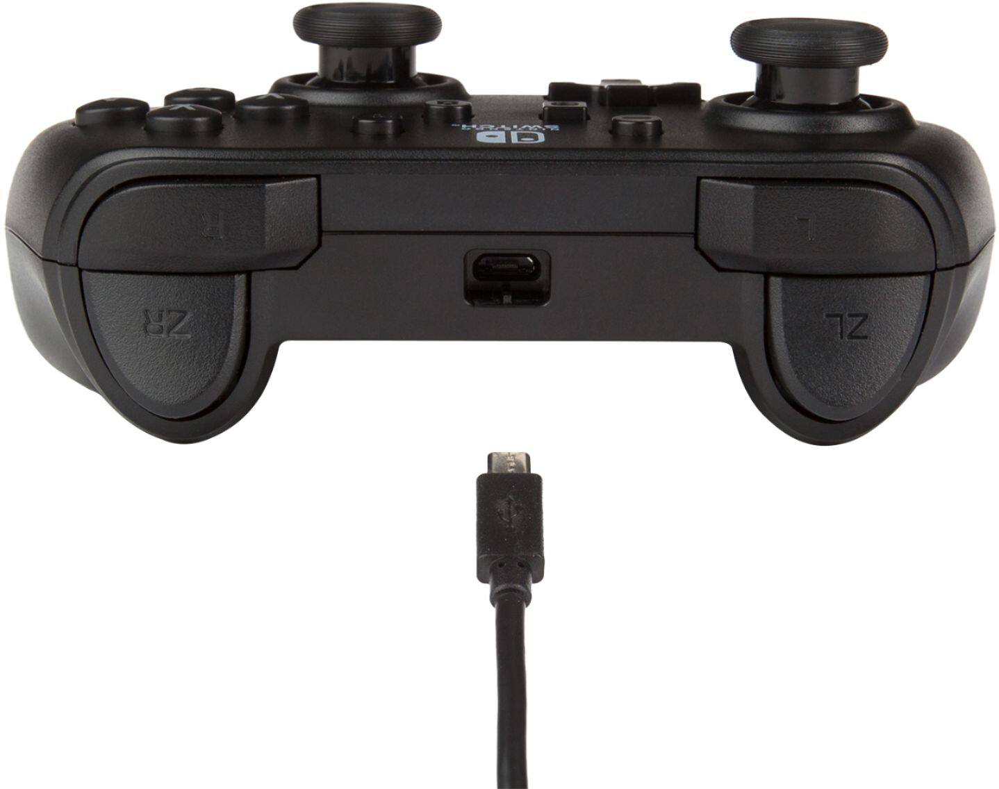 Alt View 12. PowerA - Wired Controller for Nintendo Switch - Black.