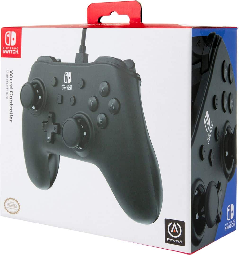 Alt View 17. PowerA - Wired Controller for Nintendo Switch - Black.