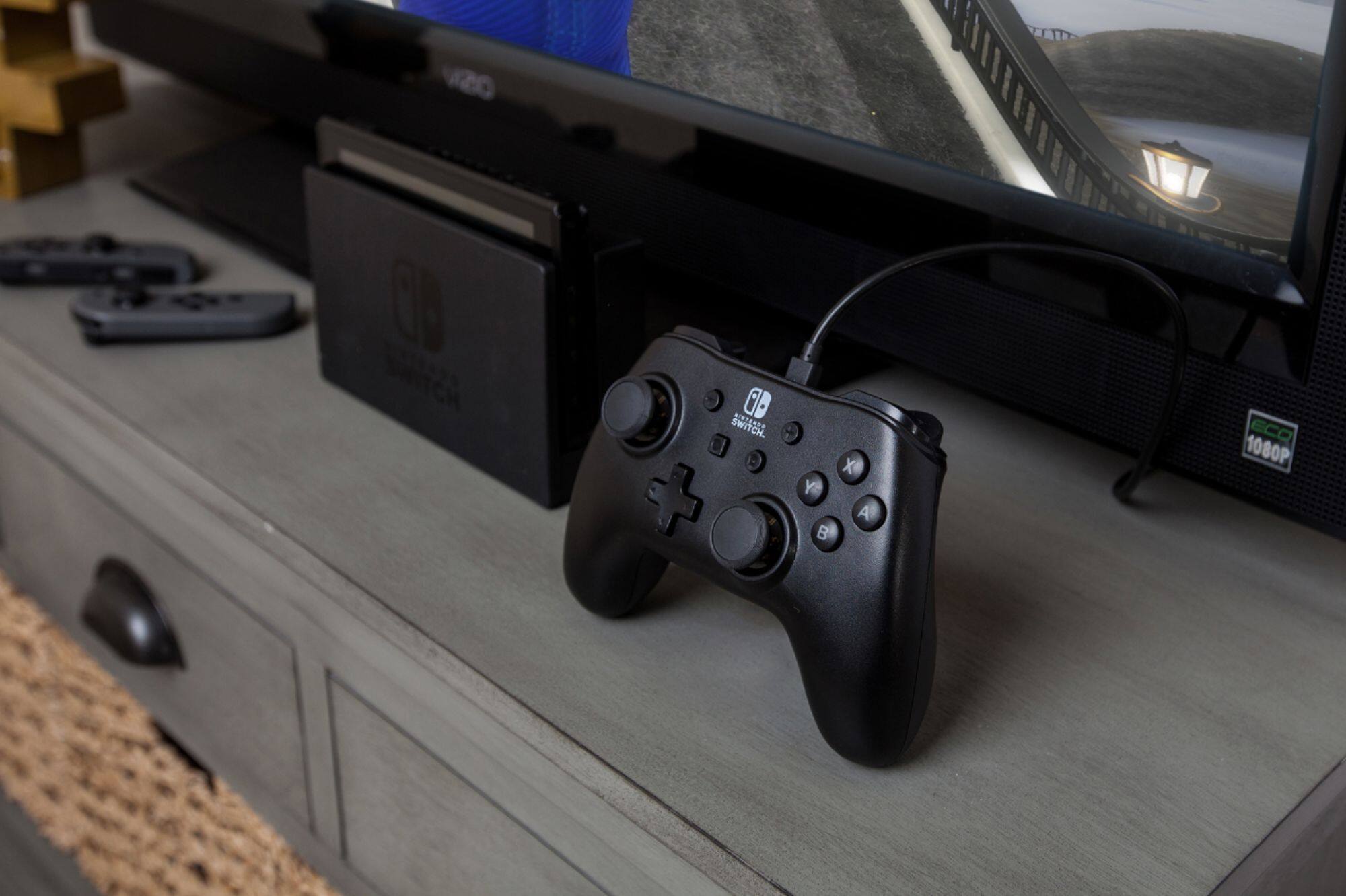 Alt View 19. PowerA - Wired Controller for Nintendo Switch - Black.