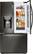 Alt View 13. LG - 21.9 Cu. Ft. French Door-in-Door Counter-Depth Smart Refrigerator with InstaView - Black Stainless Steel.