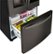Alt View Zoom 18. LG - 21.9 Cu. Ft. French Door-in-Door Counter-Depth Refrigerator - Black stainless steel.