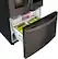 Alt View 18. LG - 21.9 Cu. Ft. French Door-in-Door Counter-Depth Smart Refrigerator with InstaView - Black Stainless Steel.