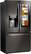 Alt View 22. LG - 21.9 Cu. Ft. French Door-in-Door Counter-Depth Smart Refrigerator with InstaView - Black Stainless Steel.