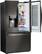 Alt View 23. LG - 21.9 Cu. Ft. French Door-in-Door Counter-Depth Smart Refrigerator with InstaView - Black Stainless Steel.