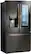 Alt View 24. LG - 21.9 Cu. Ft. French Door-in-Door Counter-Depth Smart Refrigerator with InstaView - Black Stainless Steel.