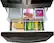 Alt View 3. LG - 21.9 Cu. Ft. French Door-in-Door Counter-Depth Smart Refrigerator with InstaView - Black Stainless Steel.