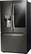 Left. LG - 21.9 Cu. Ft. French Door-in-Door Counter-Depth Smart Refrigerator with InstaView - Black Stainless Steel.