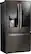 Angle. LG - 26 Cu. Ft. French Door-in-Door Smart Refrigerator with Dual Ice Maker and InstaView - Black Stainless Steel.