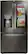 Front. LG - 26 Cu. Ft. French Door-in-Door Smart Refrigerator with Dual Ice Maker and InstaView - Black Stainless Steel.