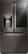 Alt View 32. LG - 26 Cu. Ft. French Door-in-Door Smart Refrigerator with Dual Ice Maker and InstaView - Black Stainless Steel.