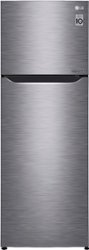 LG - 11.1 Cu. Ft. Top-Freezer Refrigerator - Platinum Silver - Front_Zoom