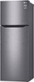 Left Zoom. LG - 11.1 Cu. Ft. Top-Freezer Refrigerator - Platinum silver.