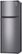Left Zoom. LG - 11.1 Cu. Ft. Top-Freezer Refrigerator - Platinum silver.