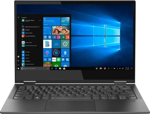 Lenovo - Yoga C630 WOS 2-in-1 13.3" Touch-Screen Laptop - Snapdragon 850 - 8GB Memory - 128GB Solid State Drive (Verizon) - Iron Gray