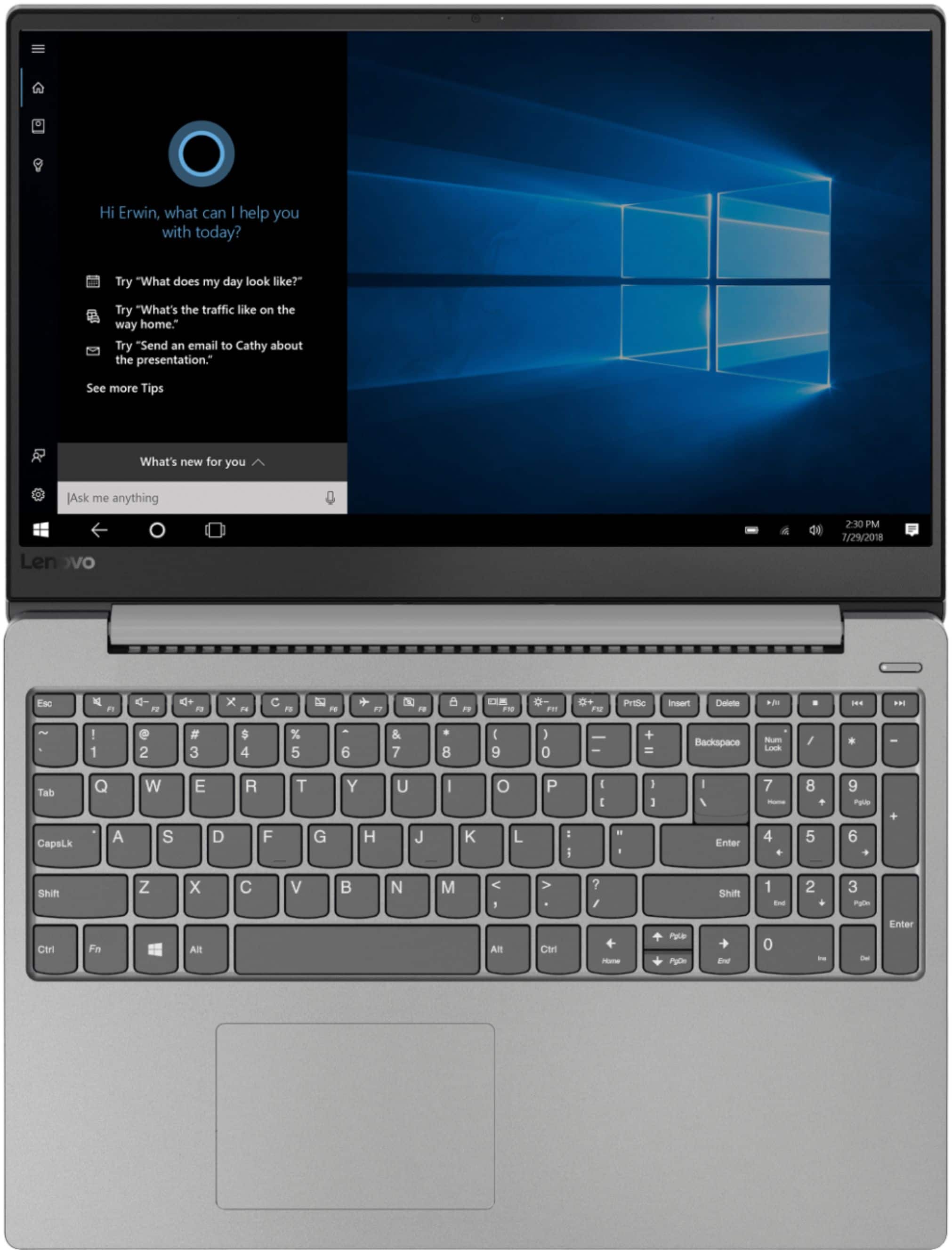 Alt View 7. Lenovo - IdeaPad 330S 15.6" Laptop - Intel Core i5 - 8GB Memory - 128GB Solid State Drive.
