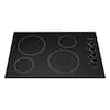 Front. Frigidaire - 30" Electric Cooktop - Black.