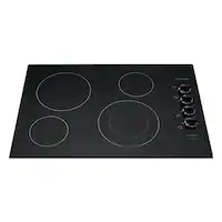 Frigidaire - 30" Built-In Electric 4 Burner Cooktop with Quick Boil and SpaceWise Element - Black - Front_Zoom