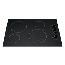 Frigidaire - 30" Electric Cooktop - Black - Front_Zoom