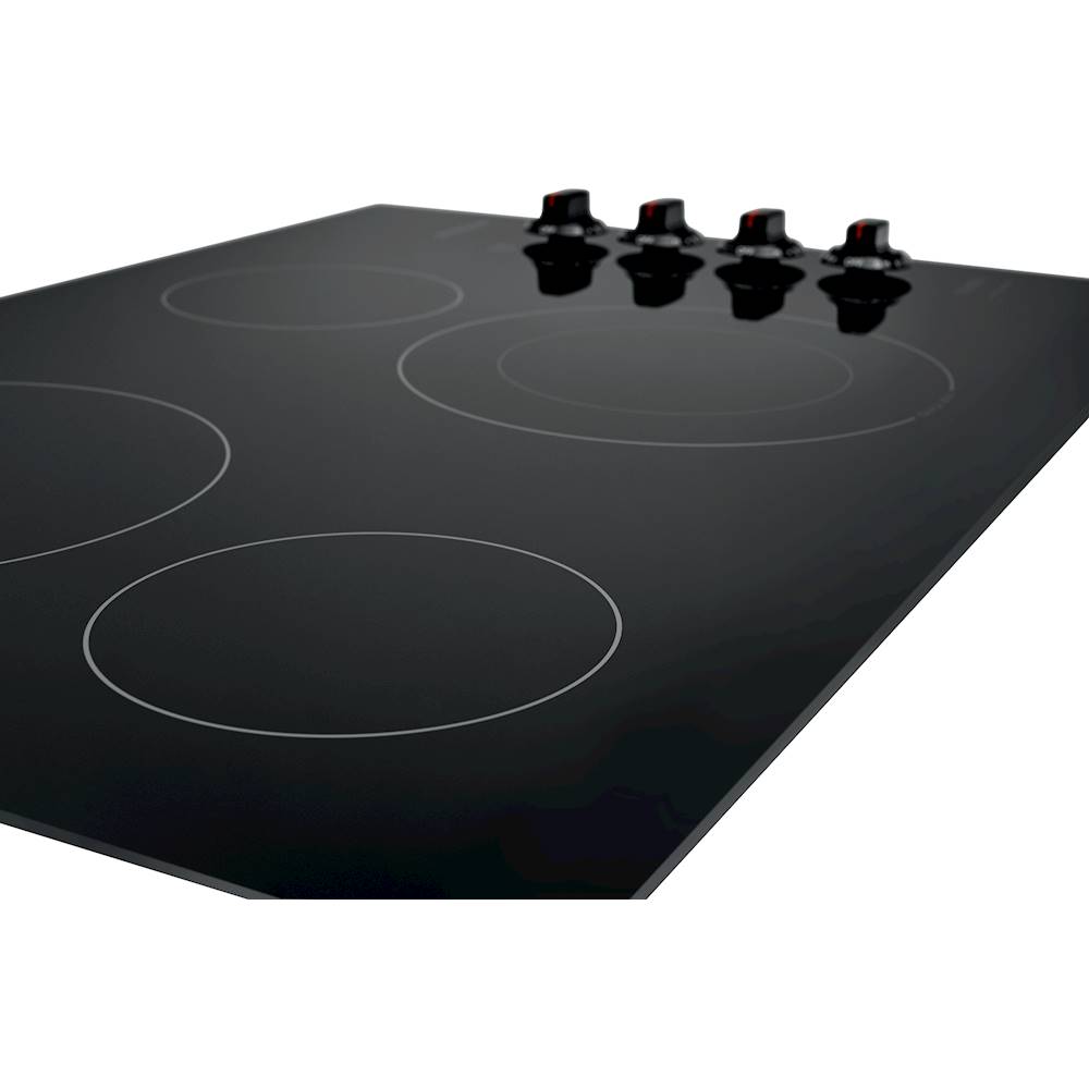Alt View 15. Frigidaire - 30" Electric Cooktop - Black.