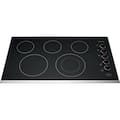 Frigidaire - 36 in. Wide 4 Elements Built-In Electric Cooktop - Black