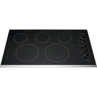 Frigidaire - 36" Electric Cooktop - Black - Front_Zoom