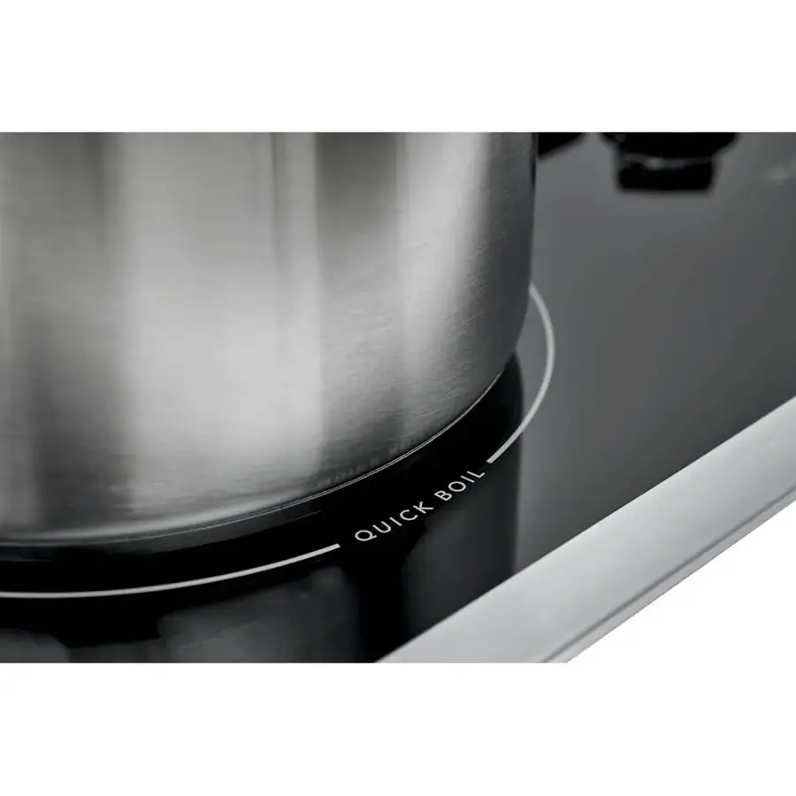 Alt View 13. Frigidaire - 36" Electric Cooktop - Black.