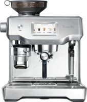 Breville - Oracle Touch Espresso Machine with 15 bars of pressure, Milk Frother and intergrated grinder - Brushed Stainless Steel - Front_Zoom