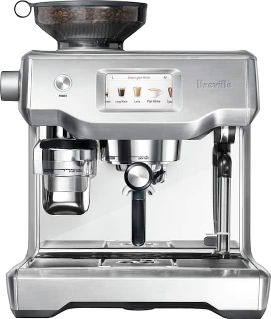 Breville Oracle Touch Espresso Machine Brushed Stainless Steel Bes990bss1bus1 Best Buy