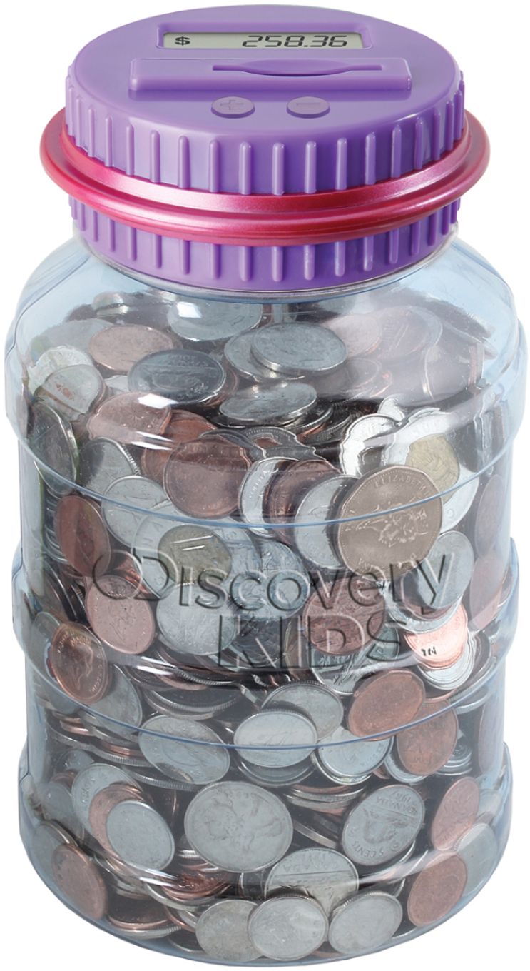 Best Buy: Discovery Kids Coin Counting Jar Styles Vary 1006664