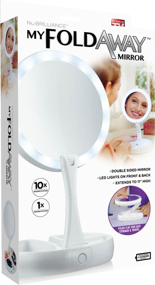 As Seen On Tv My Foldaway Led Lighted, Lighted Vanity Mirror As Seen On Tv