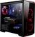Front. CLX - SET Gaming Desktop - AMD Ryzen 7 2700 - 16GB Memory - NVIDIA GeForce RTX 2060 - 1TB HDD + 120GB SSD - Black/Red.